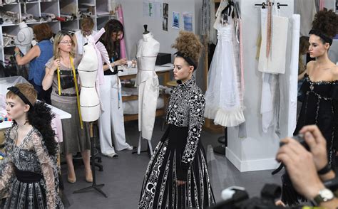 the chanel haute couture atelier.